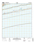 Oriole Beach Florida Current topographic map, 1:24000 scale, 7.5 X 7.5 Minute, Year 2015 from Florida Map Store