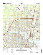 Trout River Florida Current topographic map, 1:24000 scale, 7.5 X 7.5 Minute, Year 2015 from Florida Map Store