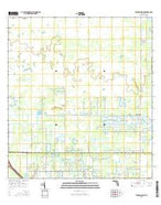 Tuckers Corner Florida Current topographic map, 1:24000 scale, 7.5 X 7.5 Minute, Year 2015 from Florida Map Store