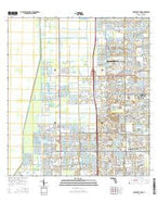 University Park Florida Current topographic map, 1:24000 scale, 7.5 X 7.5 Minute, Year 2015 from Florida Map Store