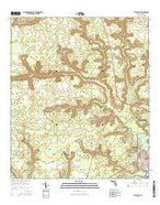 Valparaiso Florida Current topographic map, 1:24000 scale, 7.5 X 7.5 Minute, Year 2015 from Florida Map Store