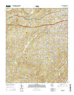 Winston Georgia Current topographic map, 1:24000 scale, 7.5 X 7.5 Minute, Year 2014 from Georgia Map Store