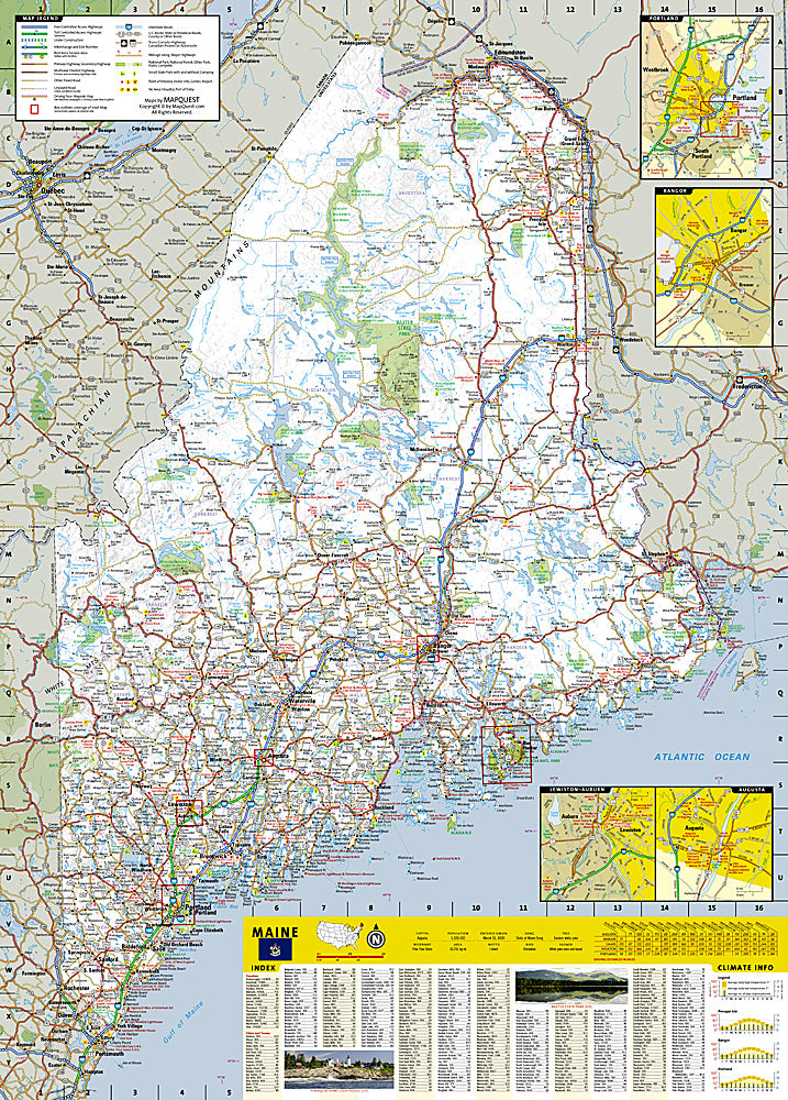 Buy map: Maine GuideMap by National Geographic Maps – YellowMaps Map Store