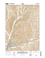 Denison Iowa Current topographic map, 1:24000 scale, 7.5 X 7.5 Minute, Year 2015 from Iowa Map Store