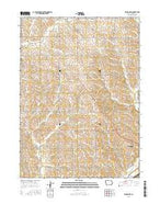 Denison SW Iowa Current topographic map, 1:24000 scale, 7.5 X 7.5 Minute, Year 2015 from Iowa Map Store