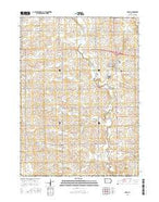 Early Iowa Current topographic map, 1:24000 scale, 7.5 X 7.5 Minute, Year 2015 from Iowa Map Store