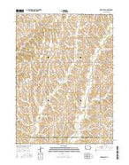 Hard Scratch Iowa Current topographic map, 1:24000 scale, 7.5 X 7.5 Minute, Year 2015 from Iowa Map Store