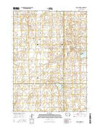 Rush Lake West Iowa Current topographic map, 1:24000 scale, 7.5 X 7.5 Minute, Year 2015 from Iowa Map Store