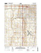 Bondville Illinois Current topographic map, 1:24000 scale, 7.5 X 7.5 Minute, Year 2015 from Illinois Map Store