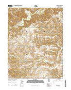 Perry West Illinois Current topographic map, 1:24000 scale, 7.5 X 7.5 Minute, Year 2015 from Illinois Map Store