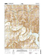 Carneiro Kansas Current topographic map, 1:24000 scale, 7.5 X 7.5 Minute, Year 2015 from Kansas Map Store