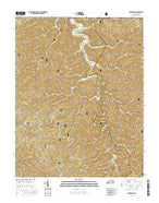 Creekville Kentucky Current topographic map, 1:24000 scale, 7.5 X 7.5 Minute, Year 2016 from Kentucky Map Store