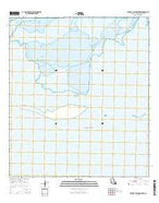 Central Isles Dernieres Louisiana Current topographic map, 1:24000 scale, 7.5 X 7.5 Minute, Year 2015 from Louisiana Map Store