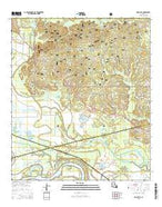 Rock Hill Louisiana Current topographic map, 1:24000 scale, 7.5 X 7.5 Minute, Year 2015 from Louisiana Map Store