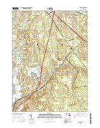 Assonet Massachusetts Current topographic map, 1:24000 scale, 7.5 X 7.5 Minute, Year 2015 from Massachusetts Map Store