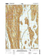 Quabbin Reservoir Massachusetts Current topographic map, 1:24000 scale, 7.5 X 7.5 Minute, Year 2015 from Massachusetts Map Store