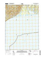 Tisbury Great Pond Massachusetts Current topographic map, 1:24000 scale, 7.5 X 7.5 Minute, Year 2015 from Massachusetts Map Store