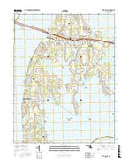 Kent Island Maryland Current topographic map, 1:24000 scale, 7.5 X 7.5 Minute, Year 2016 from Maryland Map Store