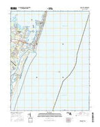 Ocean City Maryland Current topographic map, 1:24000 scale, 7.5 X 7.5 Minute, Year 2016 from Maryland Map Store