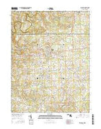 Rising Sun Maryland Current topographic map, 1:24000 scale, 7.5 X 7.5 Minute, Year 2016 from Maryland Map Store