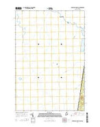 Burntland Pond OE W Maine Current topographic map, 1:24000 scale, 7.5 X 7.5 Minute, Year 2014 from Maine Map Store