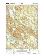 Northeast Bluff Maine Current topographic map, 1:24000 scale, 7.5 X 7.5 Minute, Year 2014 from Maine Map Store