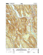 Norway Maine Current topographic map, 1:24000 scale, 7.5 X 7.5 Minute, Year 2014 from Maine Map Store