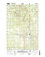 Ewen Michigan Current topographic map, 1:24000 scale, 7.5 X 7.5 Minute, Year 2017 from Michigan Map Store