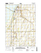 Sebewaing Michigan Current topographic map, 1:24000 scale, 7.5 X 7.5 Minute, Year 2017 from Michigan Map Store