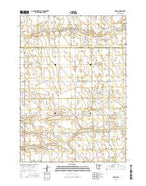 Bergen Minnesota Current topographic map, 1:24000 scale, 7.5 X 7.5 Minute, Year 2016 from Minnesota Map Store