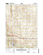 Blue Earth Minnesota Current topographic map, 1:24000 scale, 7.5 X 7.5 Minute, Year 2016 from Minnesota Map Store