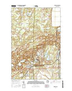 Keewatin Minnesota Current topographic map, 1:24000 scale, 7.5 X 7.5 Minute, Year 2016 from Minnesota Map Store