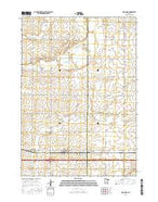 Magnolia Minnesota Current topographic map, 1:24000 scale, 7.5 X 7.5 Minute, Year 2016 from Minnesota Map Store