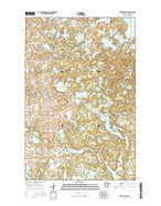 White Earth Minnesota Current topographic map, 1:24000 scale, 7.5 X 7.5 Minute, Year 2016 from Minnesota Map Store