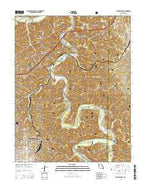 Devils Elbow Missouri Current topographic map, 1:24000 scale, 7.5 X 7.5 Minute, Year 2015 from Missouri Map Store