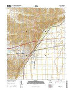 Dexter Missouri Current topographic map, 1:24000 scale, 7.5 X 7.5 Minute, Year 2015 from Missouri Map Store