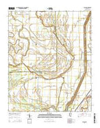 Falcon Mississippi Current topographic map, 1:24000 scale, 7.5 X 7.5 Minute, Year 2015 from Mississippi Map Store