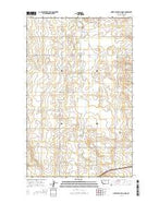 North Lothair School Montana Current topographic map, 1:24000 scale, 7.5 X 7.5 Minute, Year 2014 from Montana Map Store