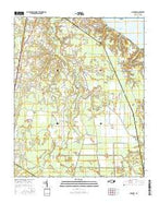 Hackney North Carolina Current topographic map, 1:24000 scale, 7.5 X 7.5 Minute, Year 2016 from North Carolina Map Store