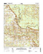 Hamilton North Carolina Current topographic map, 1:24000 scale, 7.5 X 7.5 Minute, Year 2016 from North Carolina Map Store