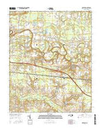 Hartsease North Carolina Current topographic map, 1:24000 scale, 7.5 X 7.5 Minute, Year 2016 from North Carolina Map Store