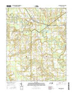 Stantonsburg North Carolina Current topographic map, 1:24000 scale, 7.5 X 7.5 Minute, Year 2016 from North Carolina Map Store