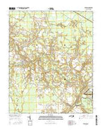 Trenton North Carolina Current topographic map, 1:24000 scale, 7.5 X 7.5 Minute, Year 2016 from North Carolina Map Store