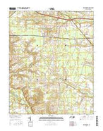 Walstonburg North Carolina Current topographic map, 1:24000 scale, 7.5 X 7.5 Minute, Year 2016 from North Carolina Map Store