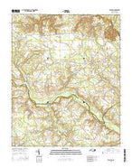 Williams North Carolina Current topographic map, 1:24000 scale, 7.5 X 7.5 Minute, Year 2016 from North Carolina Map Store