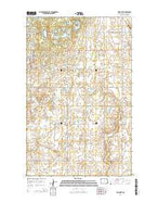Belcourt North Dakota Current topographic map, 1:24000 scale, 7.5 X 7.5 Minute, Year 2014 from North Dakota Map Store