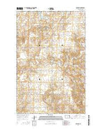 Belden SE North Dakota Current topographic map, 1:24000 scale, 7.5 X 7.5 Minute, Year 2014 from North Dakota Map Store