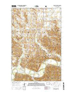 Red Wing Creek North Dakota Current topographic map, 1:24000 scale, 7.5 X 7.5 Minute, Year 2014 from North Dakota Map Store