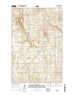 Regan North Dakota Current topographic map, 1:24000 scale, 7.5 X 7.5 Minute, Year 2014 from North Dakota Map Store
