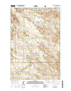 Stewart Lake North Dakota Current topographic map, 1:24000 scale, 7.5 X 7.5 Minute, Year 2014 from North Dakota Map Store